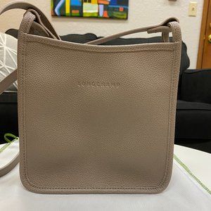 Longchamp Le Foulonne Small Crossbody Bag - Taupe (Turtle Dove)